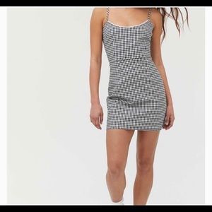 UO Southold Gingham Minidress